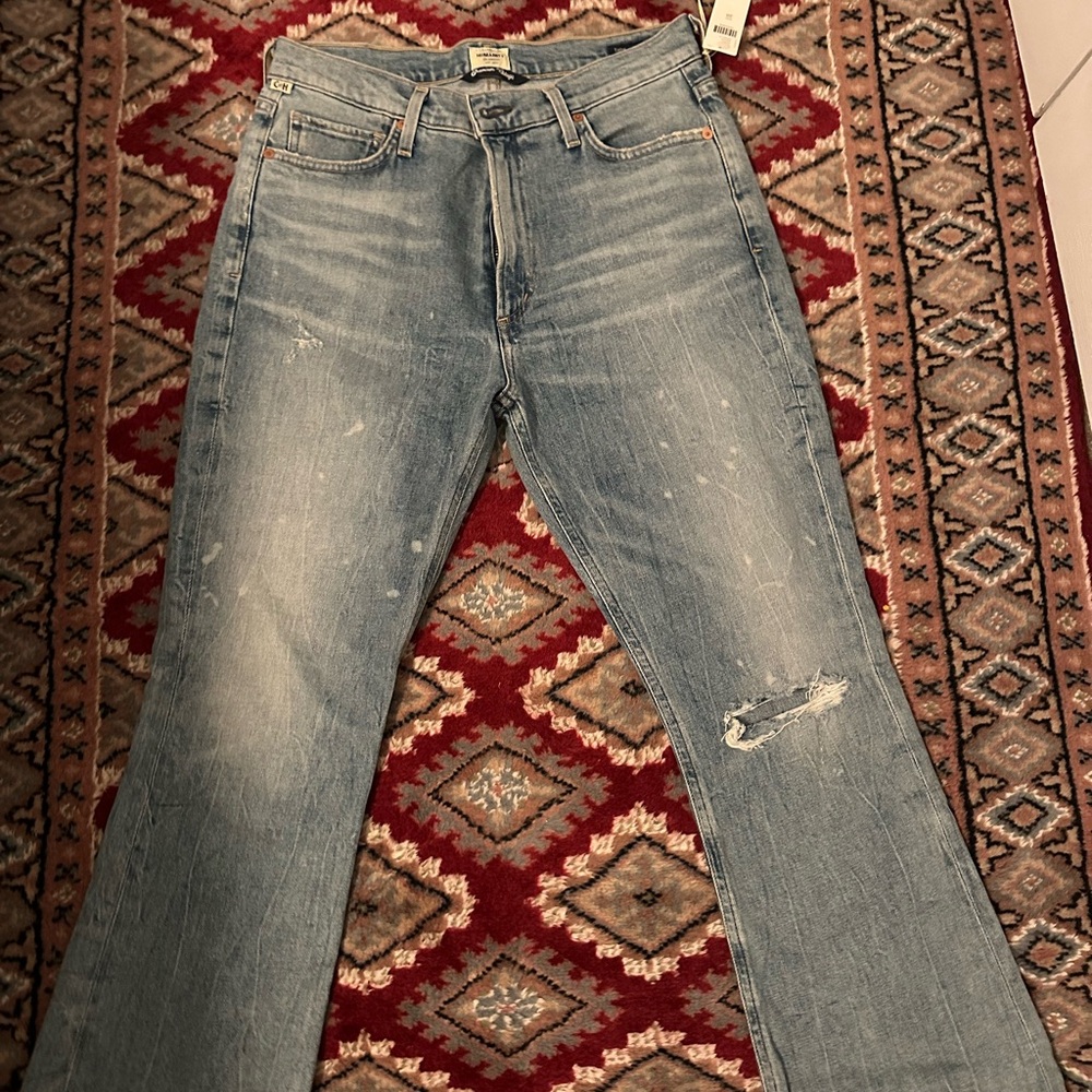 Citizens Of Humanity Light Blue Flare Jeans